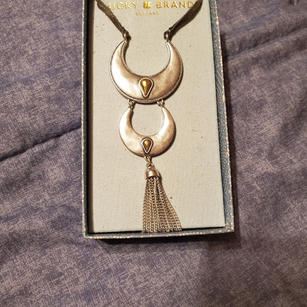 Lucky brand long necklace NEW - Picture 3 of 5